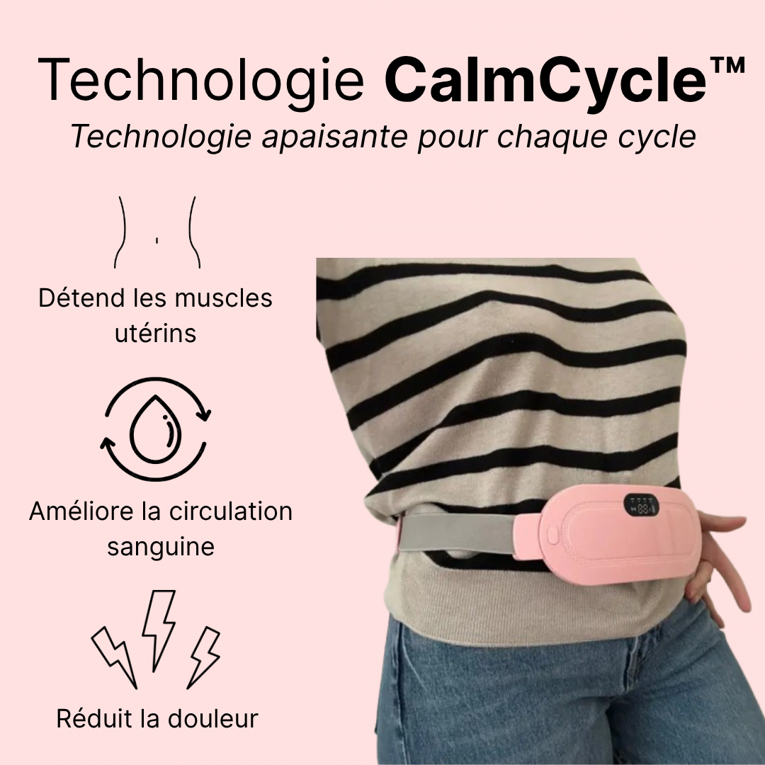 Cyclicare / Ceinture chauffante massante menstruelle