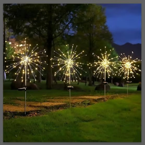 ❤️ Guirlandes lumineuses de jardin à énergie solaire