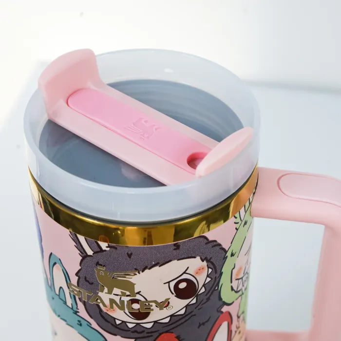 Limitierte Edition: Labubu Stanley 40 oz Tumbler + GRATIS Geschenkbox