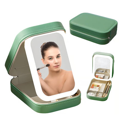 Miroir de maquillage de voyage