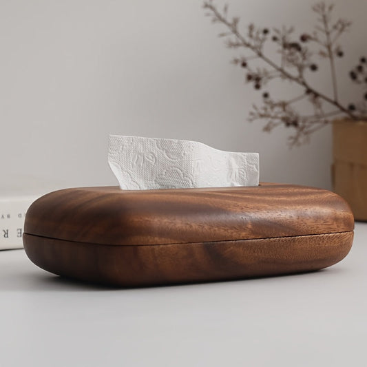 LEAN™ウォールナット材ティッシュボックス（22.0/13.0 cm）