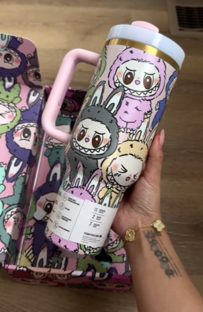 Limitierte Edition: Labubu Stanley 40 oz Tumbler + GRATIS Geschenkbox