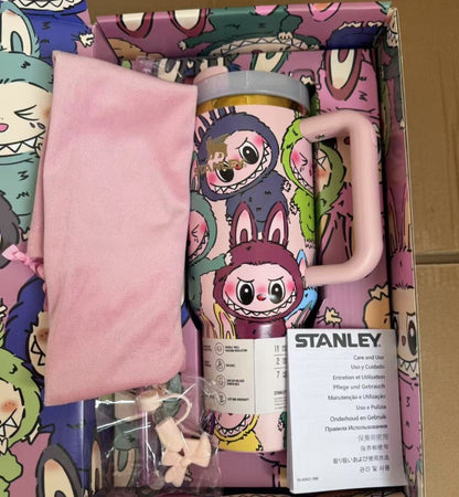 Limitierte Edition: Labubu Stanley 40 oz Tumbler + GRATIS Geschenkbox