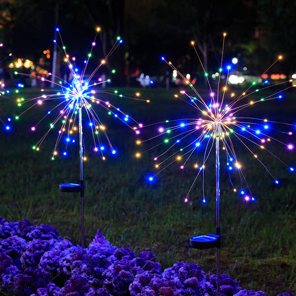 ❤️ Guirlandes lumineuses de jardin à énergie solaire