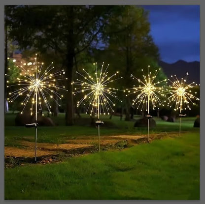 ❤️ Guirlandes lumineuses de jardin à énergie solaire