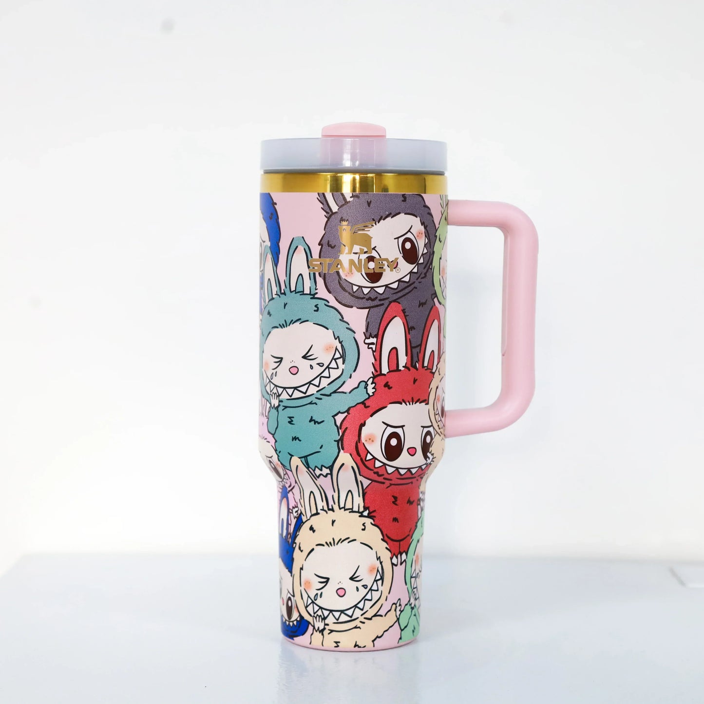 Limitierte Edition: Labubu Stanley 40 oz Tumbler + GRATIS Geschenkbox