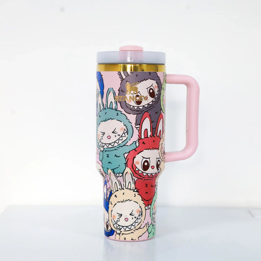 Limitierte Edition: Labubu Stanley 40 oz Tumbler + GRATIS Geschenkbox