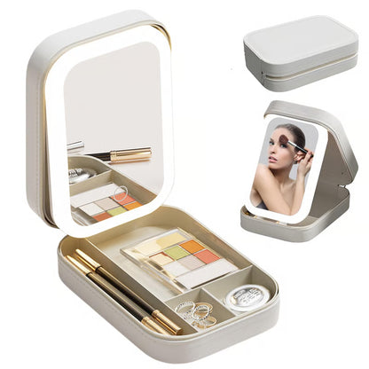 Miroir de maquillage de voyage
